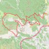 Trace GPS Cime du Baudon depuis Monti, itinéraire, parcours
