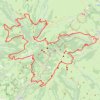 Trace GPS Tour des Volcans du Cantal, itinéraire, parcours