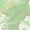 Trace GPS Balcon de la Vaunage - Montpezat, itinéraire, parcours
