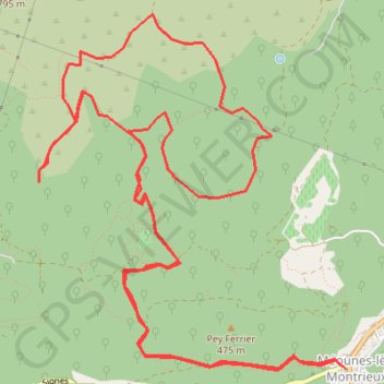 Trace GPS Trou du Garagaï du Signoret, itinéraire, parcours