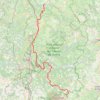 Trace GPS GR 46 De Rocamadour (Lot) à Saint-Projet (Tarn-et-Garonne) (2021), itinéraire, parcours