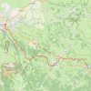 Trace GPS Thémines - Gramat, itinéraire, parcours