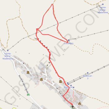 Trace GPS vqbDn, itinéraire, parcours