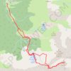 Trace GPS Col du Gleyzin depuis la Bourgeat noire (Belledonne), itinéraire, parcours