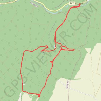 Trace GPS Grottes des Cèlerons, itinéraire, parcours