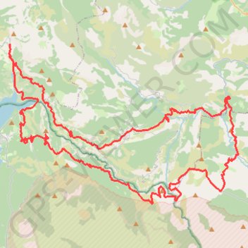 Trace GPS Tour du Canyon du Verdon, itinéraire, parcours