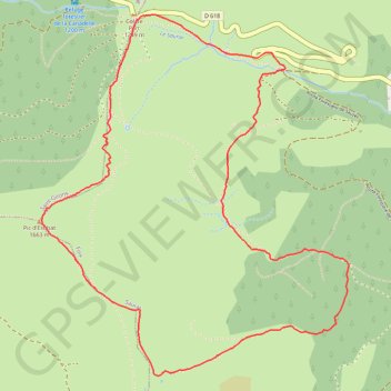 Trace GPS Pic d'Estibat - Sommet des Griets, itinéraire, parcours