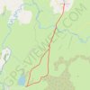 Trace GPS Aubrac lac de saint Andéol, itinéraire, parcours