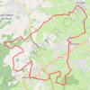 Trace GPS Le vignoble de part et d'autre de Villemontais - Lentigny, itinéraire, parcours
