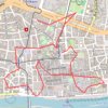 Trace GPS Circuit découverte du centre d'Orléans, itinéraire, parcours