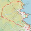 Trace GPS Hauteurs et littoral autour de Cerbère, itinéraire, parcours