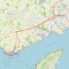 Trace GPS Parcours du 23/01/2022 21h19, itinéraire, parcours