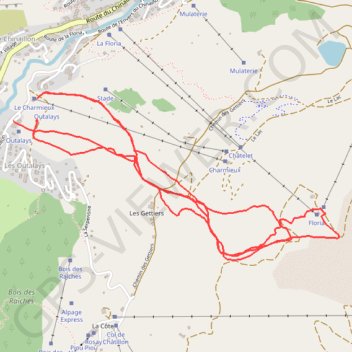 Trace GPS Grand bornand, itinéraire, parcours