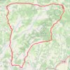 Trace GPS Circuit Roybon-Genissieux-Hauterives-Roybon, itinéraire, parcours
