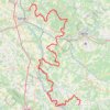 Trace GPS GR360 Randonnée de Meux à Fontcouverte (Charente-Maritime), itinéraire, parcours