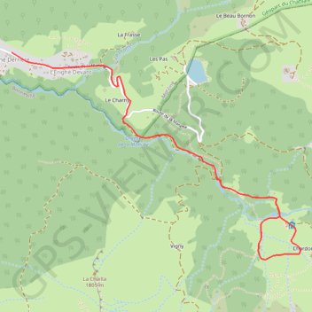 Trace GPS De l'Erigné à Chardonnières, itinéraire, parcours