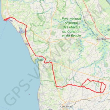Trace GPS TM2024 ET1 Marigny-Barneville-17221486, itinéraire, parcours