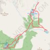 Trace GPS Vacherie du Boréon - Refuge de Cougourde - Lac des Sagnes - Lac de Trécolpas, itinéraire, parcours