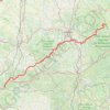 Trace GPS Libourne-Aubusson, itinéraire, parcours