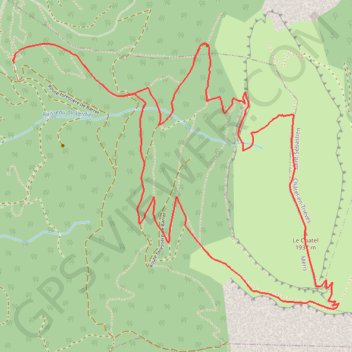 Trace GPS Boucle du Châtel, itinéraire, parcours