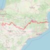 Trace GPS Bardenas_Andorre_Mediterranee, itinéraire, parcours