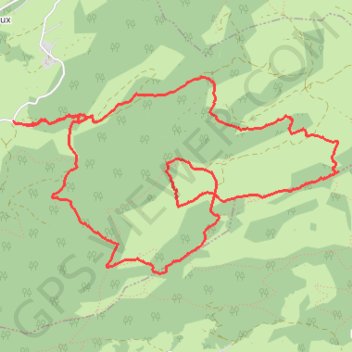 Trace GPS Grand Huit de Colomban, itinéraire, parcours