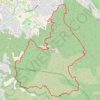 Trace GPS Luberon - Rochers de Baude, itinéraire, parcours