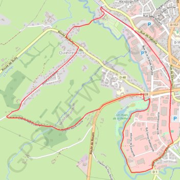 Trace GPS Le Marie-Cloche - Neufchâtel-en-Bray, itinéraire, parcours