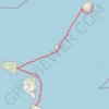 Trace GPS Terdav - Eoliennes - J4 - Transfert de Vulcano à Stromboli, itinéraire, parcours