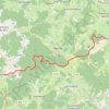 Trace GPS Ouroux - Proprière, itinéraire, parcours