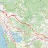 Trace GPS De Lucques à Pietrasanta, itinéraire, parcours