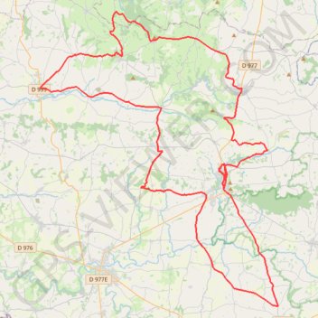 Trace GPS Tour du Mortainais, itinéraire, parcours