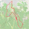 Trace GPS Mont Gaussier, itinéraire, parcours