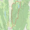 Trace GPS Lac d'Armaille par la Roche Percée de Corne-Bœuf, itinéraire, parcours