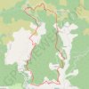 Trace GPS Sentier des Lauzes à Saint-Mélany, Ardèche, itinéraire, parcours