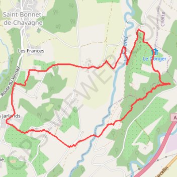 Trace GPS Chavanaise - Petite Randonnée, itinéraire, parcours