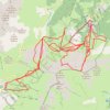 Trace GPS Ski à Saint François Longchamps, itinéraire, parcours