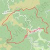 Trace GPS PRUNET ARDECHE TERRE, itinéraire, parcours