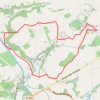 Trace GPS Petite montagne d'Albret - Montagnac-sur-Auvignon, itinéraire, parcours
