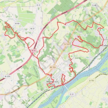 Trace GPS Sortie Mauves du 28/03/2021, itinéraire, parcours