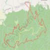 Trace GPS Les Gaux - Montagne Noire, itinéraire, parcours