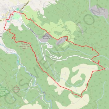 Trace GPS Oppidum de Berniqaut, itinéraire, parcours