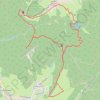 Trace GPS Balcon Sud de Chamechaude depuis le Sappey-en-Chartreuse, itinéraire, parcours