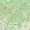 Trace GPS Lauw - Giromagny - Ballon d'Alsace - Sewen - Lauw, itinéraire, parcours