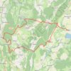 Trace GPS De Marigny à Lons-le-Saunier, itinéraire, parcours