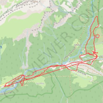 Trace GPS Cirque du Fer-à-Cheval, itinéraire, parcours