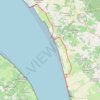 Trace GPS Vitrezay Mortagne sur Gironde, itinéraire, parcours