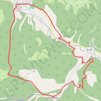 Trace GPS Boucle des moulins Salignac, itinéraire, parcours