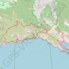 Trace GPS Las Calanques - Marseilleveyre, itinéraire, parcours