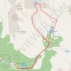 Trace GPS Lacs Bessons - Refuge de Cougourde, itinéraire, parcours